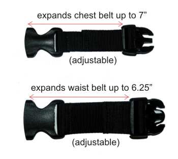 Hit-Air Buckle Extenders (incudes both top and bottom buckle extenders)